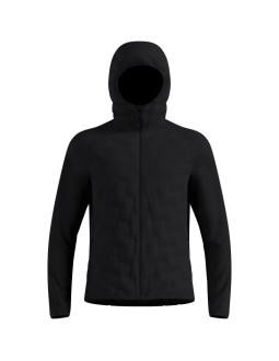 Kurtka hybrydowa męska zeroweight insulator mid layer hoody full zip czarna
