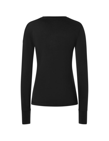 Bluza termoaktywna damska super.natural lux base ls - jet black rozmiar: s