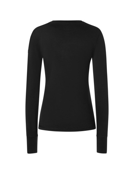 Bluza termoaktywna damska super.natural lux base ls - jet black rozmiar: s