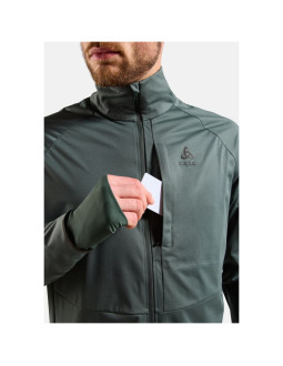 Kurtka ocieplana odlo jacket zeroweight pro warm reflective zielona