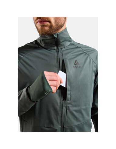 Kurtka ocieplana odlo jacket zeroweight pro warm reflective zielona