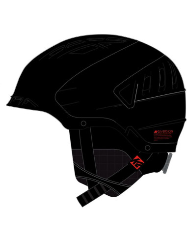 Kask męski k2 diversion black