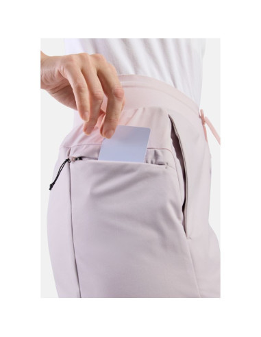 Spodnie przeciwwiatrowe damskie odlo zeroweight pro windproof warm pants regular length różowe