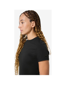 Koszulka termoaktywna damska super.natural lux base tee - jet black rozmiar: s 2