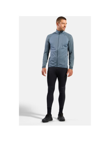 Kurtka hybrydowa męska odlo zeroweight warm hybrid jacket szara