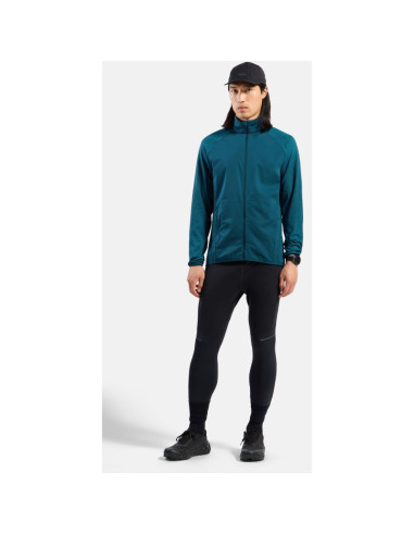Kurtka hybrydowa męska odlo zeroweight warm hybrid jacket zielona