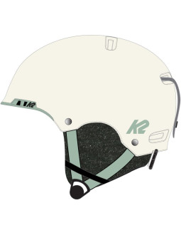 Kask damski k2 meridian white pearl