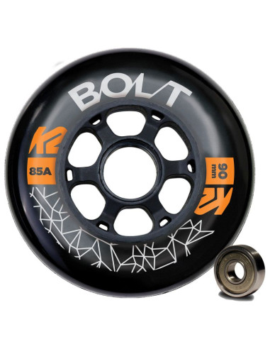 Kółka k2 bolt 90 mm 85a 8-wheel pack w ilq 9