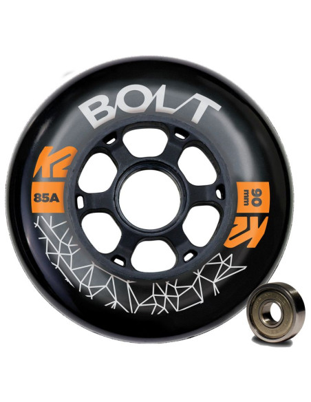 Kółka k2 bolt 90 mm 85a 8-wheel pack w ilq 9