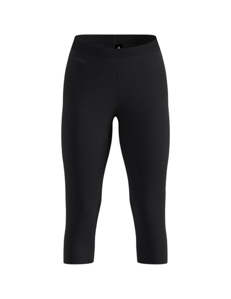 Legginsy termoaktywne damskie odlo merino 200 bl bottom 3/4 - black rozmiar: s