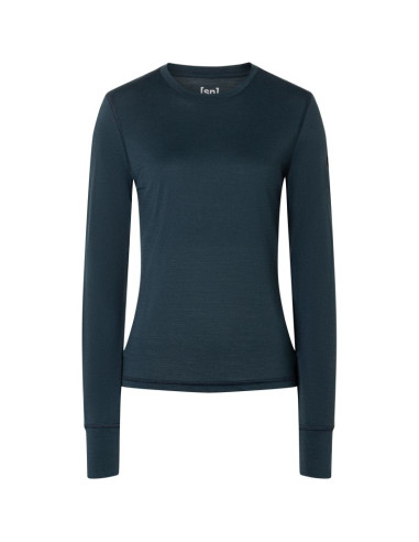 Bluzka damska z długim rękawem super.natural tundra175 ls - blueberry