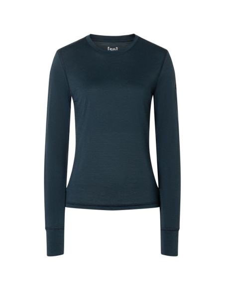 Bluzka damska z długim rękawem super.natural tundra175 ls - blueberry