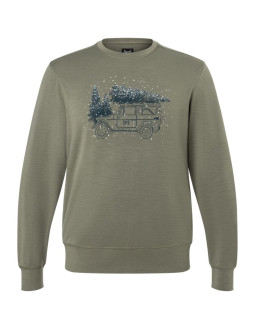 Bluza męska super.natural m lantree crew zielona