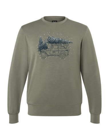 Bluza męska super.natural m lantree crew zielona