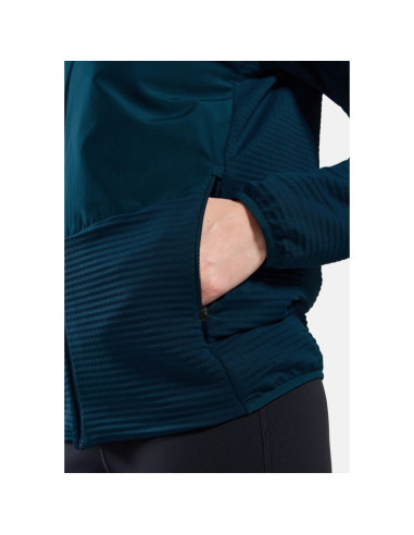 Kurtka hybrydowa damska odlo essential insulator hybrid jacket zielona