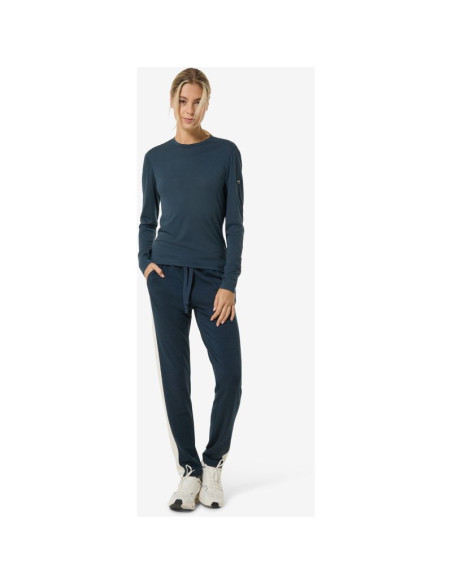 Bluza termoaktywna damska super.natural sierra140 ls - blueberry rozmiar: m