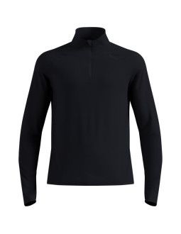 Bluza z półgolfem męska odlo zeroweight warm mid layer 1/2 zip czarna