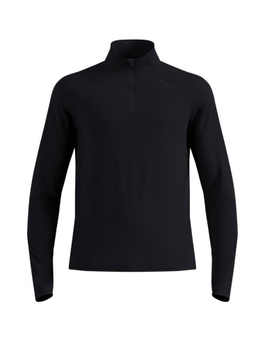 Bluza z półgolfem męska odlo zeroweight warm mid layer 1/2 zip czarna