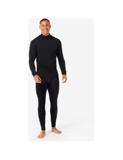 Koszulka termoaktywna z długim rękawem męska super.natural m hot 6 pack turtleneck czarna