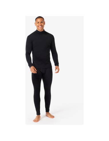 Koszulka termoaktywna z długim rękawem męska super.natural m hot 6 pack turtleneck czarna
