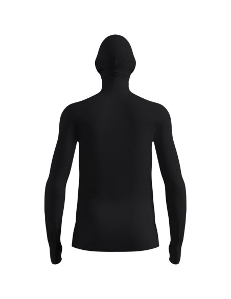 Bluza termoaktywna odlo active warm bl top facemask ls - black rozmiar: m