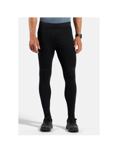Legginsy męskie odlo zeroweight warm reflective tights czarne