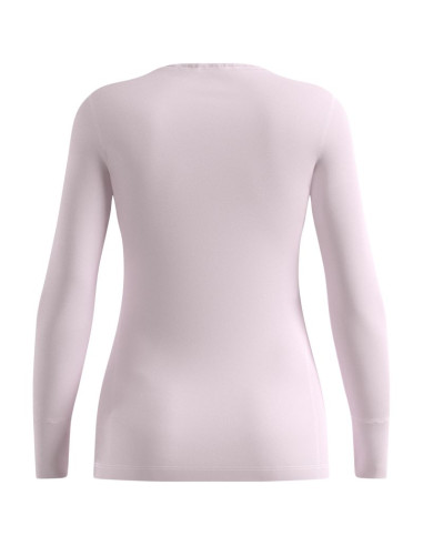 Koszulka termoaktywna z długim rękawem damska odlo merino 260 bl top crew neck l/s różowa