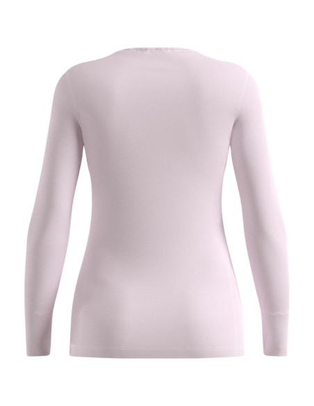 Koszulka termoaktywna z długim rękawem damska odlo merino 260 bl top crew neck l/s różowa
