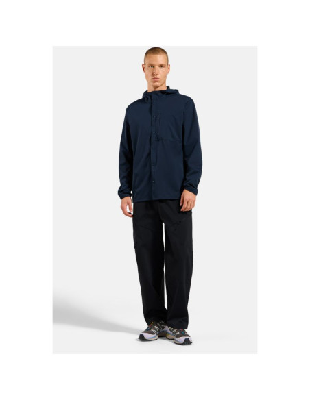 Koszula z długim rękawem męska odlo shirt l/s transition softshell granatowa