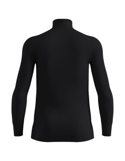 Bluza termoaktywna odlo active warm bl top turtle neck l/s half zip - black rozmiar: l 2