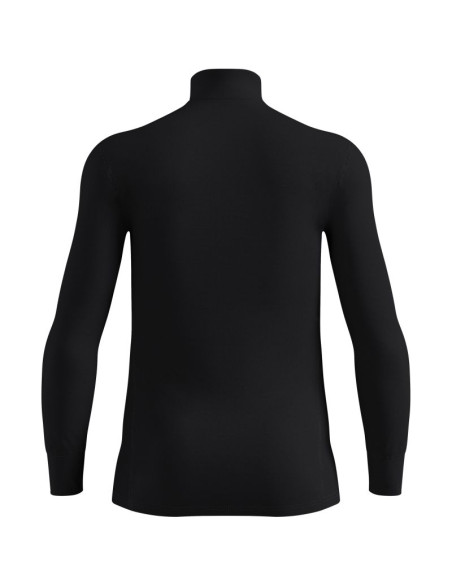 Bluza termoaktywna odlo active warm bl top turtle neck l/s half zip - black rozmiar: l