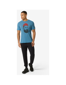 Koszulka merino super.natural sn sailor tee - ble heaven/dark mel/h.risk red rozmiar: l 2