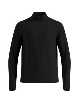Bluza z półgolfem męska odlo x-alp mid layer 1/2 zip czarna