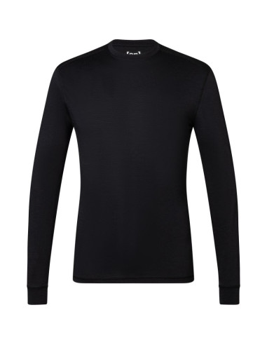 Longsleeve super.natural tundra175 ls w kolorze czarnym, rozmiar: m