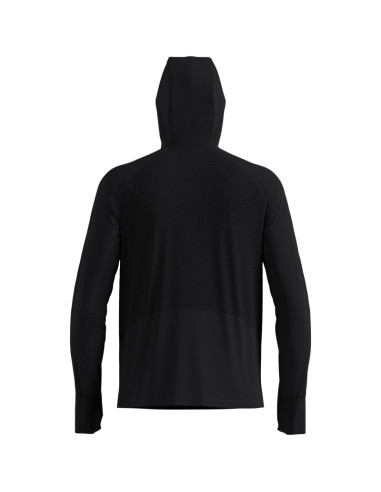 Bluza z kapturem męska odlo x-alp mid layer hoody czarna