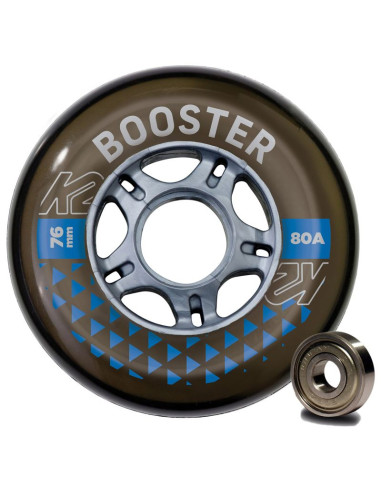 Kółka k2 booster 76mm 80a 8-wheel pack w ilq 5