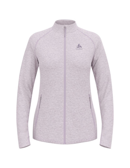 Bluza rozpinana damska odlo mid layer full zip tencia fioletowa