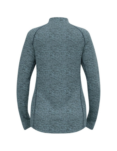 Bluza rozpinana damska odlo mid layer full zip tencia niebieska