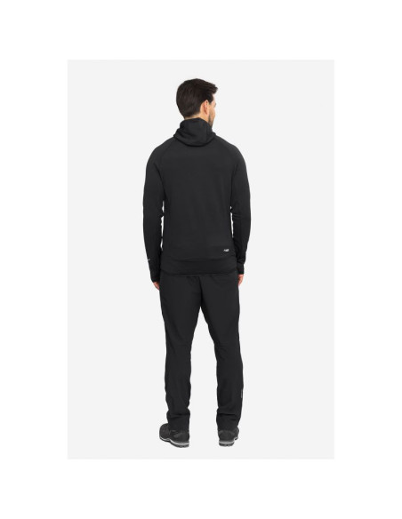 Bluza z kapturem viking midlayer arbaz hoodie - black rozmiar: m