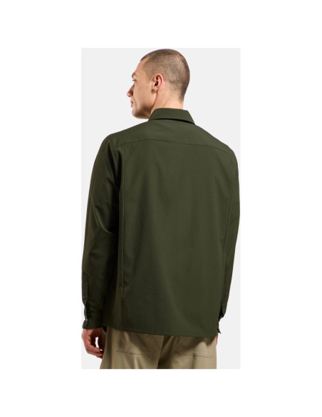Koszula z długim rękawem męska odlo shirt l/s essential szara