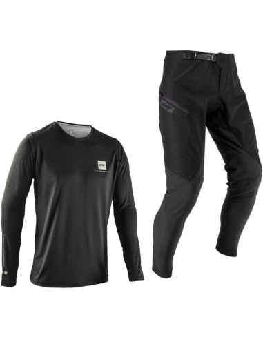 Komplet rowerowy (koszulka+spodnie) dziecięce leatt ride kit mtb gravity 1.0 junior