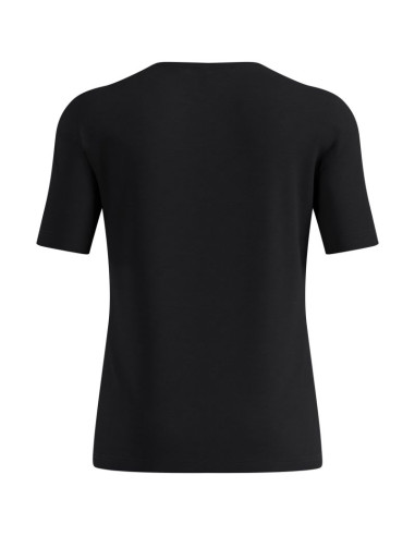 Koszulka termoaktywna odlo merino 200 bl top crew neck ss - black rozmiar: l