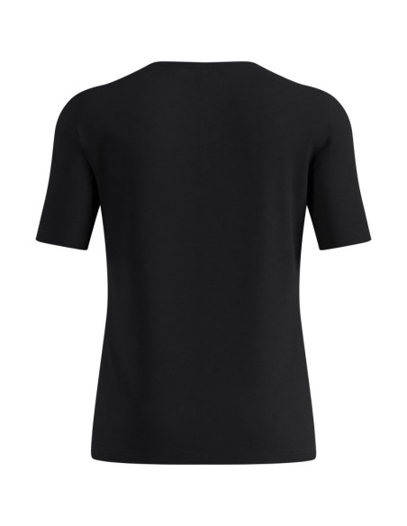 Koszulka termoaktywna odlo merino 200 bl top crew neck ss - black rozmiar: l
