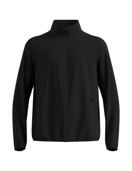 Kurtka do biegania odlo essential light jacket - black rozmiar: m