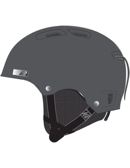 Kask męski k2 verdict dark gray