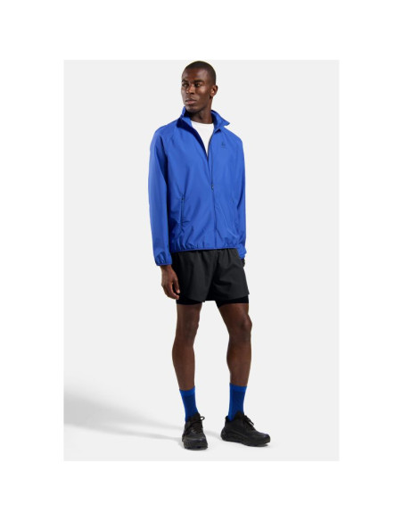 Kurtka przeciwwiatrowa męska odlo essential light jacket niebieska