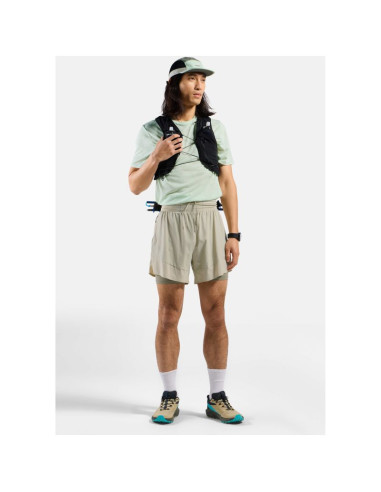 Spodenki męskie odlo x-alp trail 6 inch 2-in-1 short szare