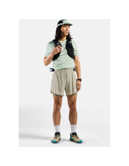 Spodenki męskie odlo x-alp trail 6 inch 2-in-1 short szare