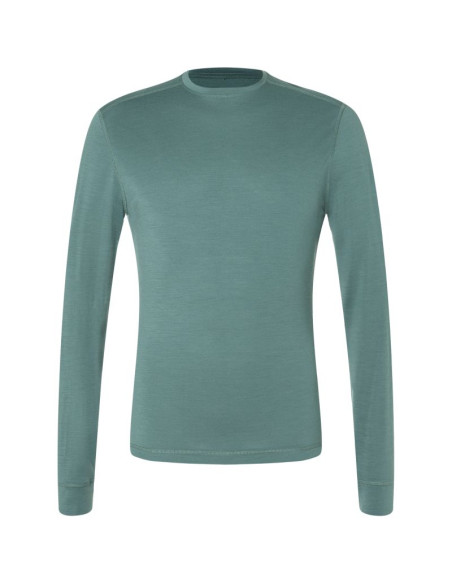 Koszulka termoaktywna z długim rękawem męska super.natural m tundra 175 ls zielona