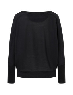 Longsleeve damski super.natural w kula top czarny